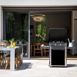 Plancha à Gaz Sur Chariot - Combo ENOSIGN 65 Inox & Noir -Meilleur Endroit Barbecue 57028385 a1 combo plancha enosign 65 inox et noir eno