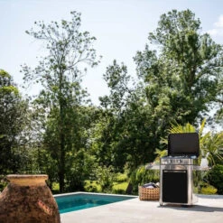 Plancha à Gaz Sur Chariot - Combo ENOSIGN 65 Inox & Noir -Meilleur Endroit Barbecue 57028385 a4 combo plancha enosign 65 inox et noir eno