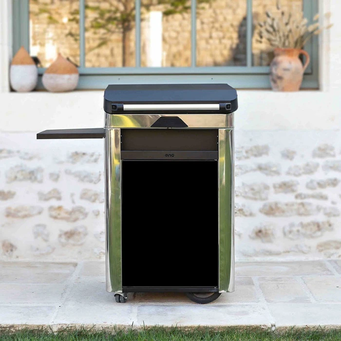 Pack Plancha Gaz ENO Fusion 60 Inox Et Noir + Chariot + Couvercle 4 Pack Plancha Gaz ENO Fusion 60 Inox Et Noir + Chariot + Couvercle – Image 4