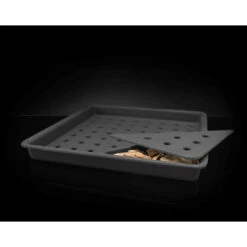 Plateau à Charbon De Bois Et à Fumaison Pour Barbecues Napoleon -Meilleur Endroit Barbecue 67732 plateau charbon fond noir