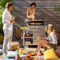 Plancha à Gaz Le Marquier Signature Allure 260 Inox + Desserte Inox 8 Plancha à Gaz Le Marquier Signature Allure 260 Inox + Desserte Inox -Meilleur Endroit Barbecue allure 260 desserte inox ambiance min