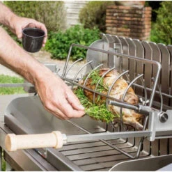 Barbecue à Charbon Le Marquier Exclusive Mendy + Chariot - Inox 6 Barbecue à Charbon Le Marquier Exclusive Mendy + Chariot - Inox -Meilleur Endroit Barbecue barbecue charbon mendy sur chariot le marquier