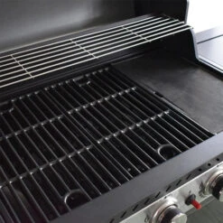 Pack Cuisine Extérieure FIDGI 4 Avec Barbecue Gaz + Desserte + Evier -Meilleur Endroit Barbecue barbecue gaz cook in garden fidgi 4 grille plancha min 1