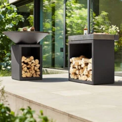 Meilleur Endroit Barbecue -Meilleur Endroit Barbecue bbsb 90 cd meuble ofyr butcher block storage 90 black ceramique ambiance