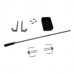 Tournebroche Rôtissoire + Moteur Pour Barbecue à Gaz Barbecook