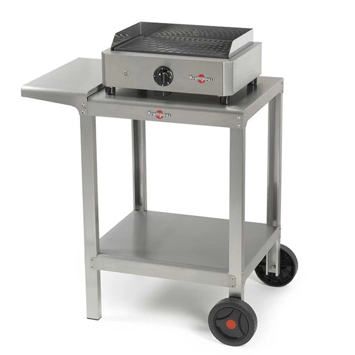 Chariot Inox "Plein Air" Compact Pour Plancha Krampouz 4 Chariot Inox "Plein Air" Compact Pour Plancha Krampouz – Image 4