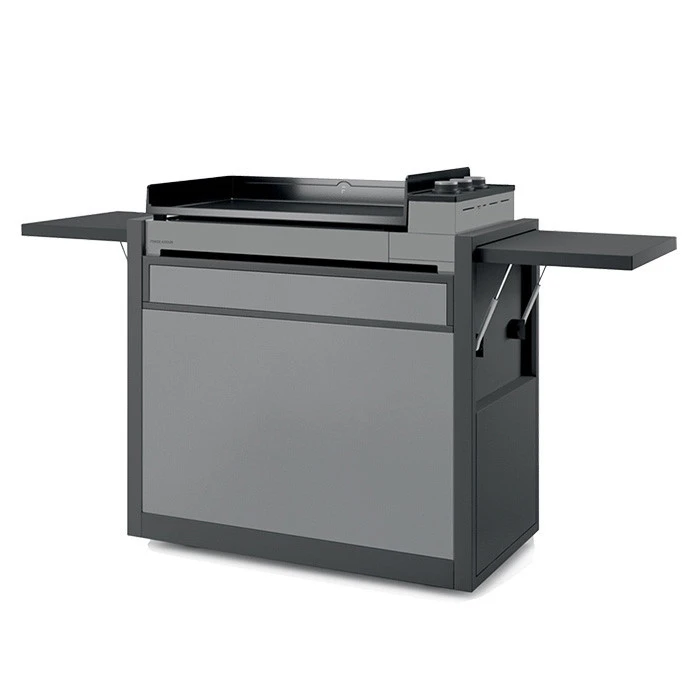 Pack Plancha Gaz Forge Adour PREMIUM 75 Acier Noir Et Gris + Chariot 1 Pack Plancha Gaz Forge Adour PREMIUM 75 Acier Noir Et Gris + Chariot