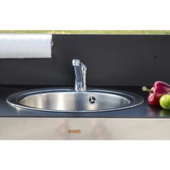 Cuisine D'extérieur ENO Modulo Inox Pour Plancha - 3 Modules -Meilleur Endroit Barbecue cuisine exterieur inox modulo eno evier min