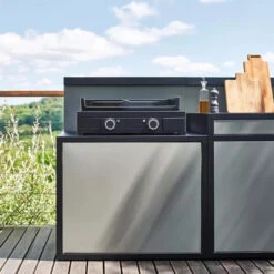 Cuisine D'extérieur Forge Adour 3 Modules + Plancha à Gaz Modern 60 Acier Noir 11 Cuisine D'extérieur Forge Adour 3 Modules + Plancha à Gaz Modern 60 Acier Noir -Meilleur Endroit Barbecue cuisine modulable forge adour plancha modern e 60 a 1 1