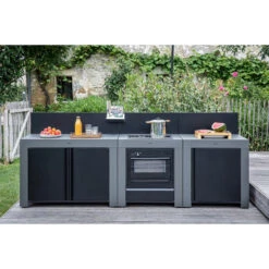 Cuisine D'extérieur ENO Modulo Acier Pour Plancha - 3 Modules Avec Cuisinière Et Chariot Félix 16 Cuisine D'extérieur ENO Modulo Acier Pour Plancha - 3 Modules Avec Cuisinière Et Chariot Félix -Meilleur Endroit Barbecue cuisine modulo 3 cuisiniere chariot felix 2