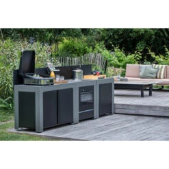 Cuisine D'extérieur ENO Modulo Acier Pour Plancha - 3 Modules Avec Cuisinière Et Chariot Félix 11 Cuisine D'extérieur ENO Modulo Acier Pour Plancha - 3 Modules Avec Cuisinière Et Chariot Félix -Meilleur Endroit Barbecue cuisine modulo 3 cuisiniere chariot felix 4