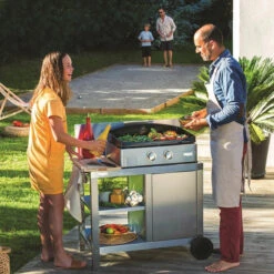 Desserte Inox Le Marquier Signature Allure Pour Planchas 45, 60 Et 75 Cm 5 Desserte Inox Le Marquier Signature Allure Pour Planchas 45, 60 Et 75 Cm -Meilleur Endroit Barbecue dsa87i ambiance