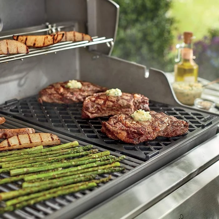 Grille De Saisie Weber En Fonte D'acier Pour Genesis II 4 Et 6 Brûleurs 1 Grille De Saisie Weber En Fonte D'acier Pour Genesis II 4 Et 6 Brûleurs