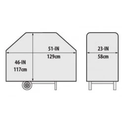 Housse Pour Barbecue Broil King 3 Brûleurs Baron, Crown, Royal, Monarch 7 Housse Pour Barbecue Broil King 3 Brûleurs Baron, Crown, Royal, Monarch -Meilleur Endroit Barbecue housse barbecue broil king 3 bruleurs 3 dimensions