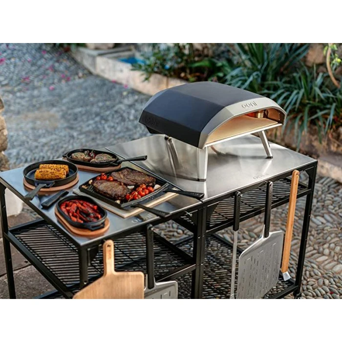 Pack Table Ooni Modulaire Medium + Table Ooni Large Pour Cuisine Extérieure 2 Pack Table Ooni Modulaire Medium + Table Ooni Large Pour Cuisine Extérieure – Image 2