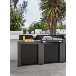 Cuisine D'extérieur ENO Modulo Acier Pour Plancha - 2 Modules 8 Cuisine D'extérieur ENO Modulo Acier Pour Plancha - 2 Modules -Meilleur Endroit Barbecue mobilo eno gris acier 2 modules ambiance 2