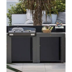 Cuisine D'extérieur ENO Modulo Acier Pour Plancha - 2 Modules 7 Cuisine D'extérieur ENO Modulo Acier Pour Plancha - 2 Modules -Meilleur Endroit Barbecue mobilo eno gris acier 2 modules ambiance 5
