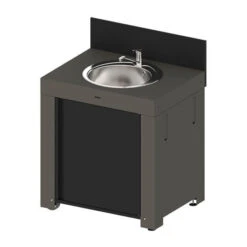 Cuisine D'extérieur ENO Modulo Acier Pour Plancha - 4 Modules -Meilleur Endroit Barbecue modulo evier gris eno 1