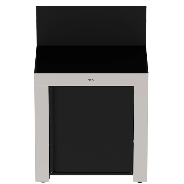 Modulo Plan De Travail - Coloris Inox Et Noir - Pour Cuisine D'extérieur ENO 1 Modulo Plan De Travail - Coloris Inox Et Noir - Pour Cuisine D'extérieur ENO