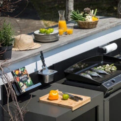 Modulo Plan De Travail - Gris Acier - Cuisine D'extérieur ENO -Meilleur Endroit Barbecue pmod7001 modulo standard acier cuisine exterieur eno 6 min