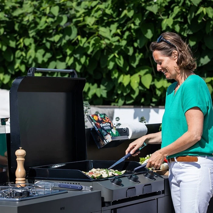 Cuisine D'extérieur ENO Modulo Acier Pour Plancha - 3 Modules Avec Table De Cuisson Master 6 Cuisine D'extérieur ENO Modulo Acier Pour Plancha - 3 Modules Avec Table De Cuisson Master – Image 6