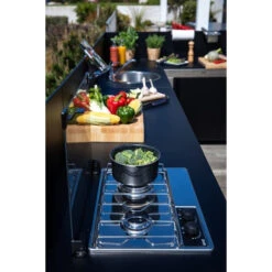 Modulo Table De Cuisson Master 2 Brûleurs - Coloris Inox Et Noir - Pour Cuisine D'extérieur ENO 16 Modulo Table De Cuisson Master 2 Brûleurs - Coloris Inox Et Noir - Pour Cuisine D'extérieur ENO -Meilleur Endroit Barbecue pmod8506 a1 modulo master noir et inox eno melanie chaigneau min