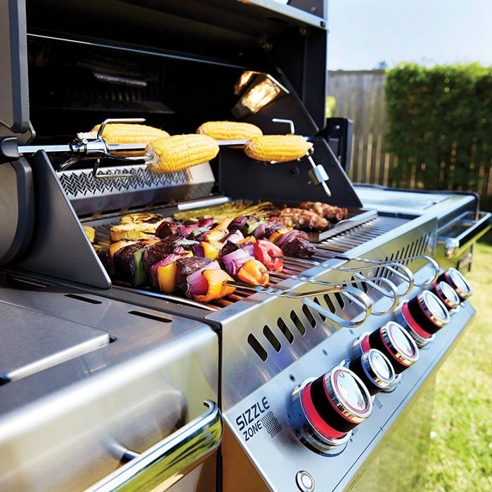 Rôtissoire Inox Pour Barbecue Napoleon Prestige PRO 500 Et Lex 485 4 Rôtissoire Inox Pour Barbecue Napoleon Prestige PRO 500 Et Lex 485 – Image 4