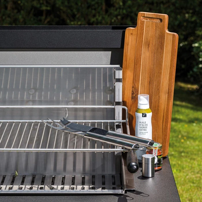 Module Support Gril En Acier Fermé 66 Noir Et Gris Clair Pour Cuisine Forge Adour 3 Module Support Gril En Acier Fermé 66 Noir Et Gris Clair Pour Cuisine Forge Adour – Image 3