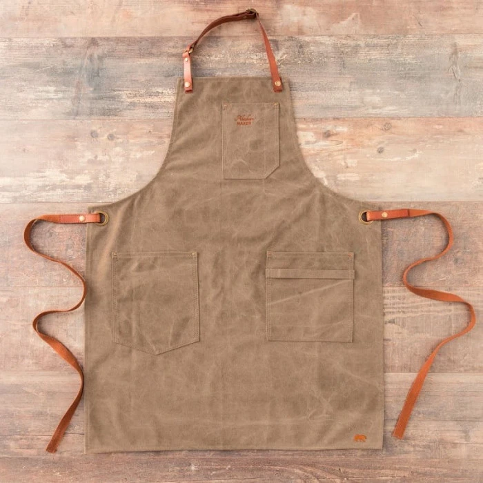 Tablier Barbecue Toile Coton Vintage Alaskan Maker 325 - Havane 1 Tablier Barbecue Toile Coton Vintage Alaskan Maker 325 - Havane