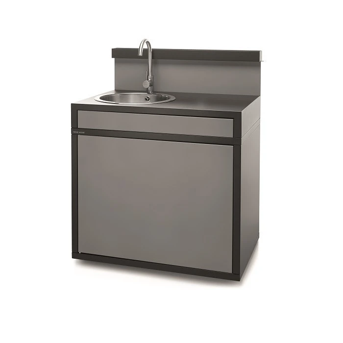 Cuisine D'extérieur Forge Adour 3 Modules + Plancha à Gaz Modern 60 Acier Noir 3 Cuisine D'extérieur Forge Adour 3 Modules + Plancha à Gaz Modern 60 Acier Noir – Image 3